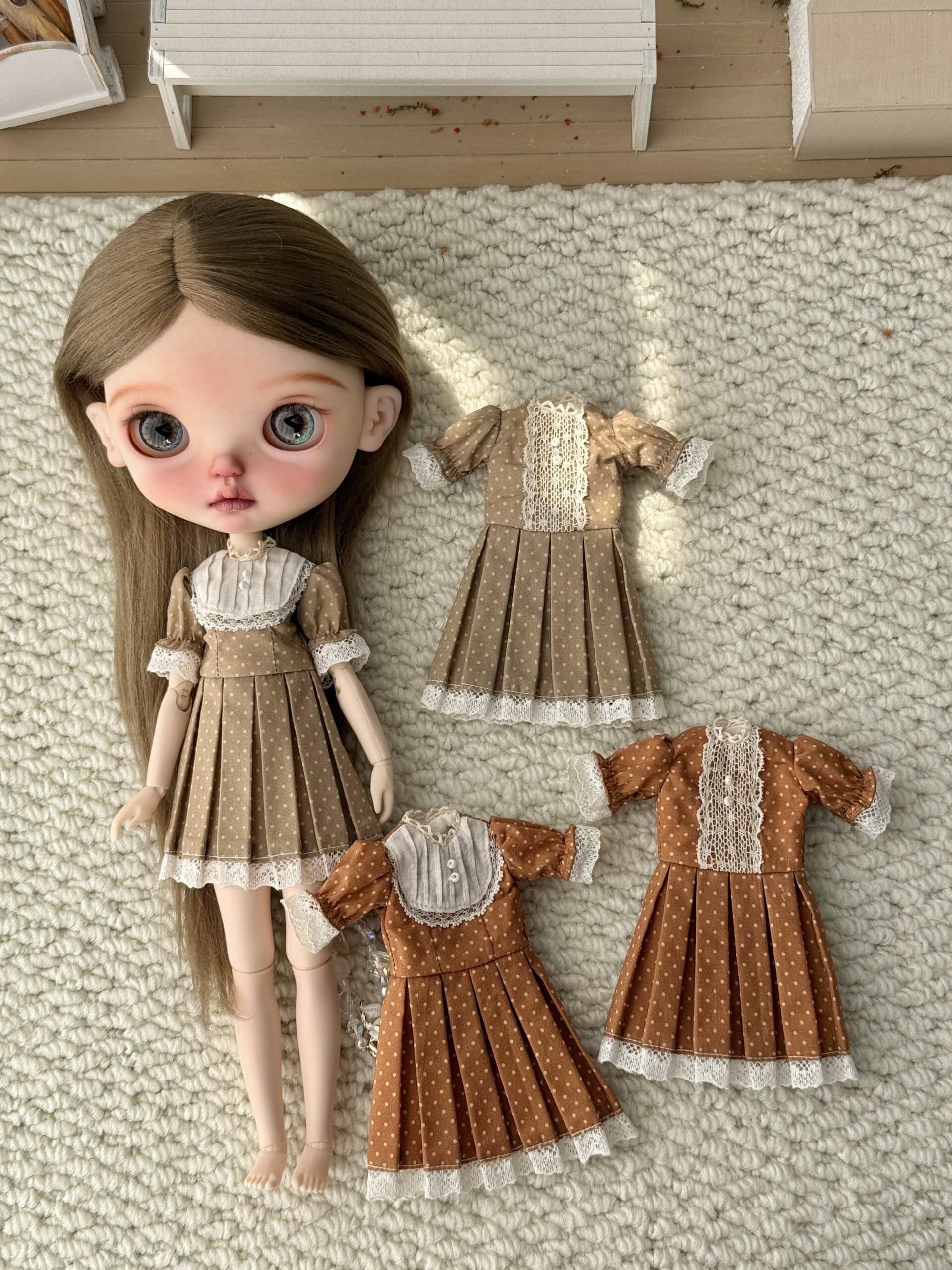 Autumn Keepsakes — Vintage Doll Dresses — collection overview